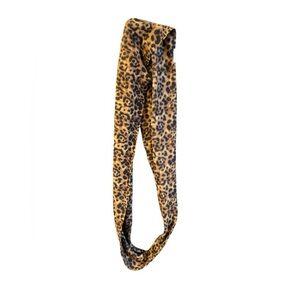 Leopard Print fleece infinity scarf